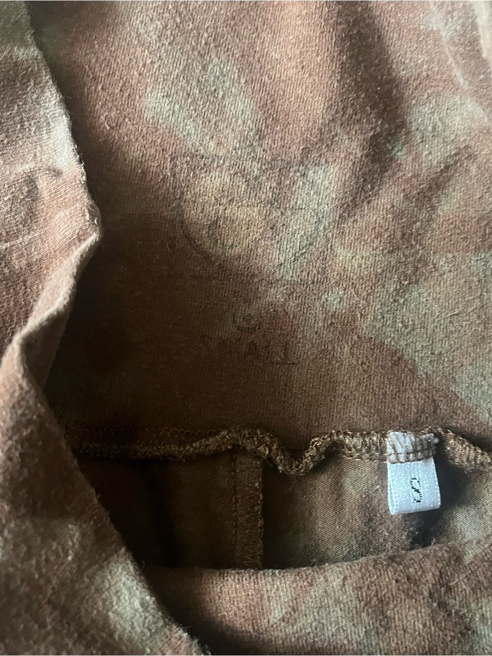 Calico Alchemy Organics hemp brown flare pants coffee marbled s small - Picture 4 of 5